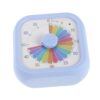 jojofuny -Minute Visual Timer with Quiet Design and Flexible Timing, Square Plastic Countdown Timer for Classroom and Home Use, for Students and Time Management