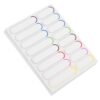 jojofuny 20 Sheets Waterproof Self-Adhesive Name Tags with Writable Surface and Heat Resistant PVC Material for School Supplies and Daycare Bottles, Versatile Labels for Daily Life