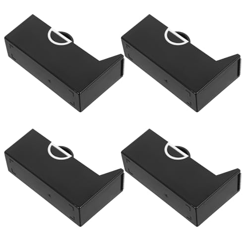 jojofuny 4pcs Portable Lash Extension Tape Dispenser for Eyelash Tools with Precision Design and Stable Desktop Base, Lightweight Plastic Makeup Tape Cutter Holder for Salon and Home Use