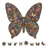 Jollitot Garden of Wings Puzzles Adults Gifts for Women Men Wooden 100 Pieces 8.5 x 8.3in
