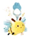 Jollybaby Musical Flying Bee Toy - Car Seat, Stroller, Crib & Play Gym Hanging Toys for Baby 0-6-12-24 Months, Tummy Time Sensory Music Toy for Infant Boys and Girls Gifts