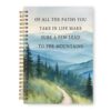JOQUXI Mountain Nature Forest Inspirational Spiral Notebook 5.5x8.3 Inch