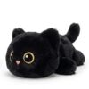 Jorkei Weighted Black Cat Stuffed Animals, 1.2 lbs Weighted Black Cat Plush, Cuddly Soft Weighted Plushie Pillow Gift for Girls Boys (12")