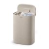 Joseph Joseph Tota 2 Laundry Hamper with Lid, 60L, Removable Bags