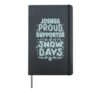 Joshua Supporter Of Snow Days Joshua Christmas Winter Hardcover Journal, Black