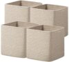joybest 11inch Cube Storage Bins, Cotton Rope Woven Organizer Basket