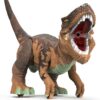 JOYBLI Large Dinosaur Toys for Kids 3-9, Big Dinosaur Tyrannosaurus rex Figure Toy Belly Storage, Gliding Wheels, Lights Sounds & Mist Spray – T-Rex that eats Toy for Boys Gift.. (Dark Blue) (Brown)