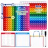JoyCat Double-Sided Multiplication & Addtion Chart, Math Game for Kids