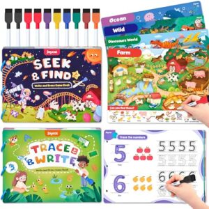 JoyCat Preschool Learning Activities Set (2-Pack) for Toddlers & Kids 3-5