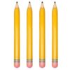 JTYKUYR 2 Pcs 44 Inch Giant Inflatable Pencil Back to School Graduation Party Decor Hanging Inflatable Pencil Classroom Birthday Party Garden Room Decorations Supplies