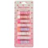 Juicy Couture 8 Flavored Moisturizing Lip Balms | Grape, Marshmellow, Vanilla, Berry, Strawberry, Peach, Citrus, Cherry | Cruelty Free