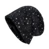 Julpsk Vintage Punk Star Slouchy Beanie Stretch Y2k Hat Chemo Headwear