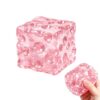 Jumbo Cheese Squishy, Slow Rising Soft Stress Ball (Pink)