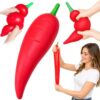 Jumbo Chili Pepper Squishy Toy,15In Realistic Food Squeeze Sensory Toy