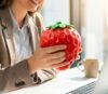 Jumbo Strawberry Squishy for Stress Relief, 6 inches Slow Rising Big Fruit Squishy,Sensory Squeeze, Soft Large Squishies,, Desktop Decoration, Ages 14 and Up, Unisex