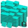 Jumlys 96 Pack Dry Erase Erasers, Magnetic Green White Board Dry Erasers