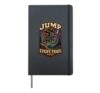 Jump Every Trail Bigfoot Mountain Bike MTB Halloween Hardcover Journal, Black