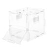 Jumping Spider Enclosure 4.52x4.32x4.13 Acrylic for Inch Small Reptiles