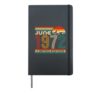 June 1972 Limited Edition Classic 1972 Year Vintage Birthday Hardcover Journal, Black