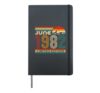 June 1982 Limited Edition Classic 1982 Year Vintage Birthday Hardcover Journal, Black