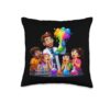 Junior Scientists Colorful Chemistry Lab Throw Pillow