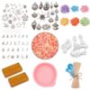 Junkin 77 Pcs Picky Pad Set Skin Picking Fidget Toys Reusable Picky Fidget Pad for Adults with Anxiety ADHD Dermatillomania Gifts