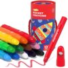 JUPITEARTH Twist-Up Rocket Crayons