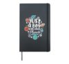 Just A Boy Who Loves Planets Astronaut Astronomy Galaxy Hardcover Journal, Black