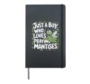 Just A Boy Who Loves Praying Mantises Insect Lover Hardcover Journal, Black