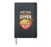 Just A Girl Who Loves Ramen & K-pop Kawaii Kpop Music Lover Hardcover Journal, Black