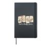 Just A Thrifty Goose Thrift Shop Thrifting Silly-Goose Women Hardcover Journal, Black