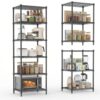 JustSmart 6 Tier Carbon Steel Storage Rack Adjustable Metal Shelving Unit