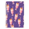 JUZIHAI Halloween Thanksgiving Pumpkin Dessert Spiral Notebook 1 Pack