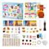 JWQFBC DIY Miniature Kit, Paper, 3C Certified, Miniature Food Items, Creative Activity, Resin, Glue Materials, for Play House, DIY Handmade Dessert Set, Makes 18 Pieces, Includes Bear Tape Stickers