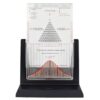 JYSWDZ Galton Plate Experimental Model, Probability Desk Demonstration Model, with Bell Curve, Effective Experimental Tool, Science Desktop Ornaments, for Statistical Laws