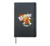 Ka-Pow I'm 4 Today 4th Birthday Comic Style For Boys Kids Hardcover Journal, Black