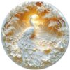 KAAYEE Wooden Puzzles Adults Peacock Jigsaw Puzzle 13.2 * 13.2in-256pcs