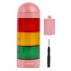 KADAMS Visual Timer for Kids with Pre-Alarm, Traffic Light Countdown Timer for ADHD Toddlers Classroom 24H Digital Timer, 5 Volume Levels Mute Pause Memory for Homework Learning Home Routine