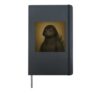 Kaiju with a Bob Haircut Meme Silly Funny Animal Graphic Hardcover Journal, Black