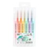 KAIYUEMAOYI 5 Packs Marker Pens Set Highlighter Pens Tip Markers Drawing Pens Ink Quick Dry Low Odor Suitable for Card