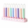 KAIYUEMAOYI Abacus for Math Learning Aid and Educational Counting Toy - Learning Toy | Math counters, Pink