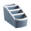 KAIYUEMAOYI Desk Organizer for Cosmetics, Modern, Blue, Modern Minimalist