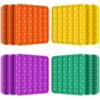 Kakukokas 4 Pack Pop Fidget Toys,Square Party Favors for Kids & Adults