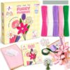 Kalakaram DIY Furry Flower Kit with Pipe Cleaner for Craft Flower Set