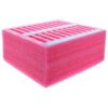 KALLORY Cell Phone Storage Box Pink 20 Grid Compartments Epe Foam