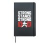 Karate Dad Martial Arts Martial Artist Daddy Fathers Day Hardcover Journal, Black