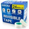 KAROKA Invisible Tape, Office Tape Refills for Dispenser, 24 Rolls