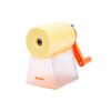 Kasimir Manual Pencil Sharpener, 5 Settings, Large Shavings Bin, Yellow