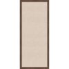 Kate and Laurel Framed Fabric Pinboard, 40x16 Neutral Crosshatch Design