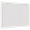 Kate and Laurel Framed Magnetic Board, 24x18 Cloud Dancer Design